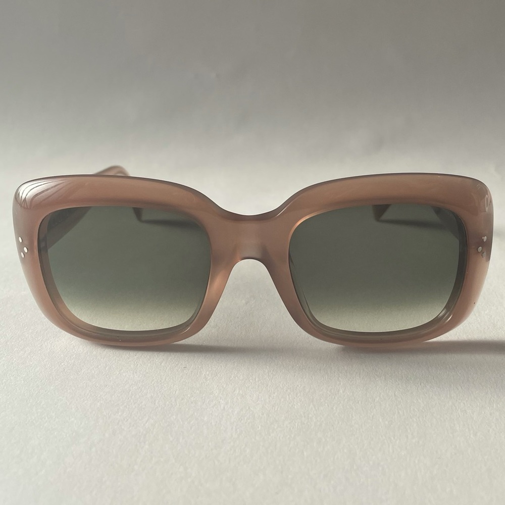 Celine Phoebe Philo era tan square sunglasses
